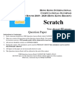 Scratch: 60 Question Paper