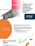 Chapter 7 Transactions Part 3 Drawbacks of Read Committed and Snapshot Isolation