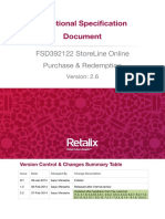 FSD392122 StoreLine Online Purchase and Redemption