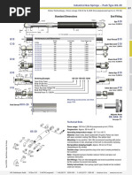 Industrial Gas Springs - Push Type GS-28