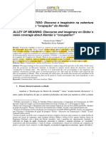 VILLELA. Vielas de Sentido - Discurso e Imaginário Na Cobertura Do Globo Sobre A Ocupação Do Alemão. 2016. 18 Pags