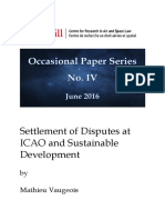 Occasional Paper IV Settlement of Disputes