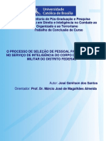 Slidex - Tips - o Processo de Seleao de Pessoal para Ingresso No Servio de Inteligencia Do Corpo de Bombeiros Militar Do Distrito Federal