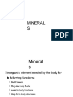 Minerals