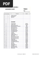 TM044 TG - : CLARK TC C8602-146 REV.1 Assesment Sheet