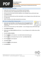 PowerPoint Practice Exercise 1 Instructions