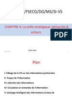 Master 1 Management Stratégique Système Dinformation Et Veille Stratégique Chapitre 4