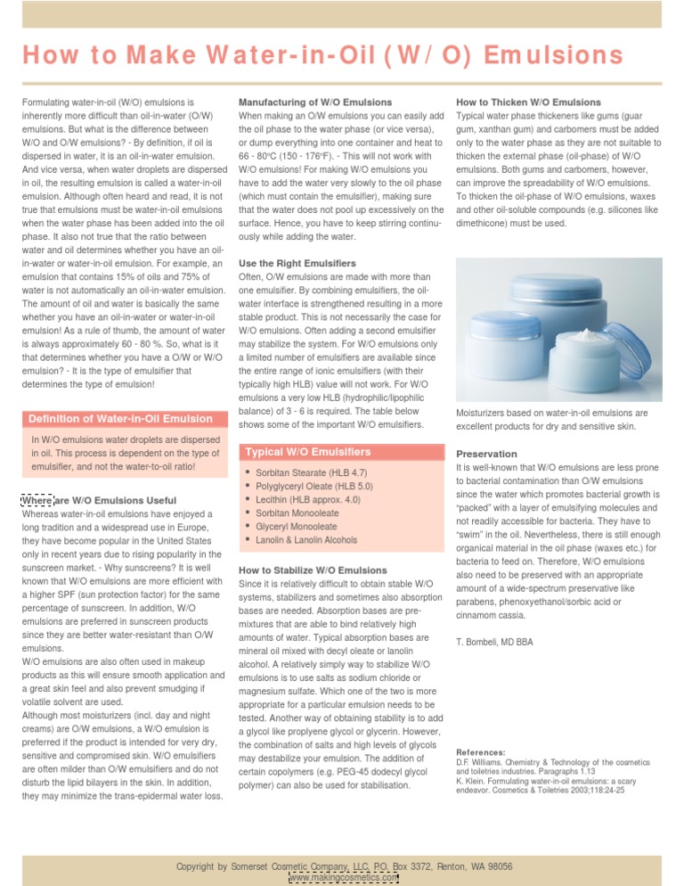 27howtomakewaterinoilemulsions Emulsion Soft Matter