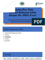 Cara Cleaning Data Raw Menggunakan Excel