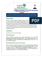 Operational Alert 10-21 Inapplicability of Baker S-3 Packer in 7 Inch 35 PPF Casing - Liner