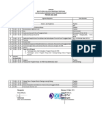 Jadwal Kegiatan Rakerwil I