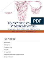 Polycystic Ovarian Syndrome (Pcos) : Mariann Jean Andrea C. Matalines Kenji Fatima L. Paderanga