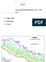 Title: Tree Selection and Identification For AFS at Different Areas: - 1. High Hills - 2. Mid Hills - 3. Terai