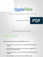 Employee User Manual: Premium Employee Referrals. Gamified. Social. Mobile
