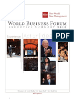 WBF 2010 Executive Summary