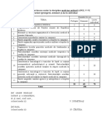 Tematica Si Repartizarea Orelor Medicina Militara-47761