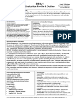SBI3U1 Evaluation Profile & Outline: Science Department