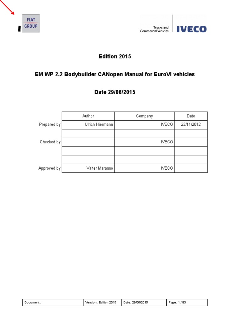 BB Manual CANopen Edition 2015 | PDF | Information Age | Computing