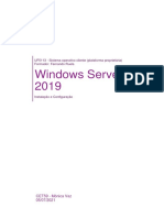 Inst e Config Winserver2k19