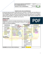 Guía de Aprendizaje Ingreso, Gasto, Deuda, Consumo Inteligente