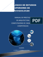 Manual de Arquitectura de Computadoras (Practicas) - 19090013