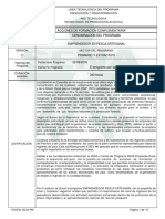 Informe Programa de Formación Complementaria (Pesca Artesanal)