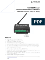 QK-A033 Manual: Features