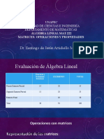 1-Álgebra Lineal - Matrices operaciones y propiedades
