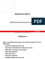 Applications Basics: Manufacturing Functional Foundation