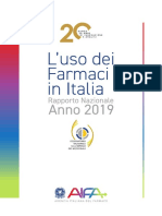 Rapporto Aifa 2019 - Uso Dei Farmaci in Italia
