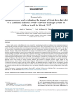Epidemiological Study Evaluating The Impact of Front Door Duct Slot of A Combined Domestic Sewererainwater Drainage System On Children Health in Kirkuk