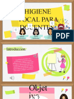 Higiene Vocal en Docentes1