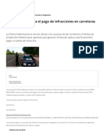 Procedimiento para El Pago de Infracciones en Carreteras Federales - Policía Federal - Gobierno - Gob - MX