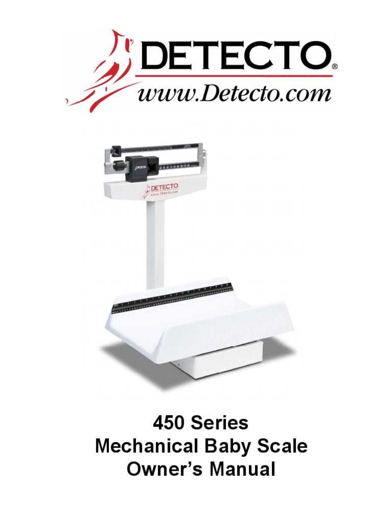 Pesa Mecanica Bebe Detecto 450 | PDF | Weight | Pound (Mass)