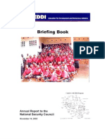 Education For Development and Democracy - Annual Report National Security Council Peace Corps