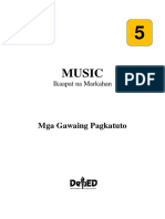 Music: Mga Gawaing Pagkatuto