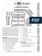 TJ Full Cage Kit Install: Parts List