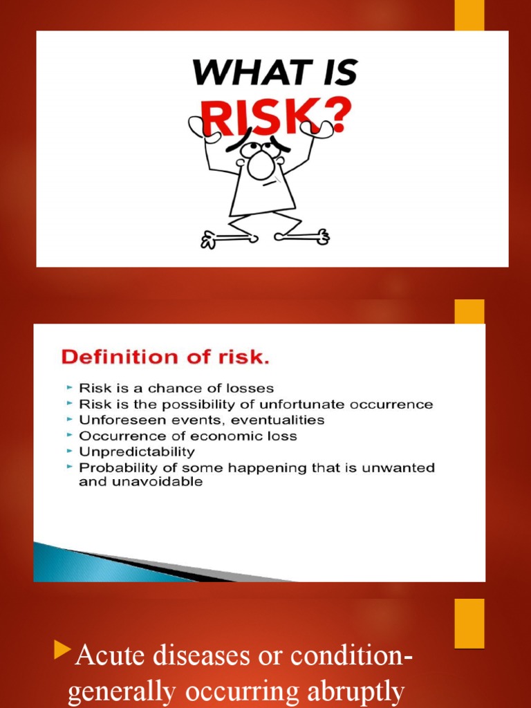 What Is Risk Intro To NCM 09 | PDF | Wellness | Science & Mathematics