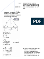 Stresses and Deflections of Beams