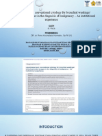 Liquid Based and Conventional Cytology For Bronchial Washings/ Bronchoalveolar Lavages in The Diagnosis of Malignancy - An Institutional Experience