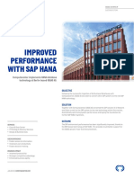 Improved Performance With Sap Hana: Computacenter Implements HANA Database Technology at Berlin-Based GASAG AG