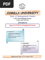 Bangladesh Economy at The Time of COVID-19