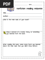 Download Nonfiction Reading Response by jenom35 SN52667815 doc pdf