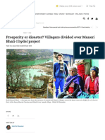 Prosperity or Disaster? Villagers Divided Over Maneri Bhali-I Hydel Project