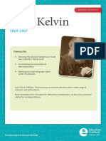 Lord Kelvin: Famous For