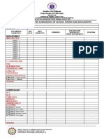 SM Form 1 Monitoring Tools For Submission of Teaching Materials