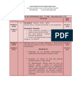 Cronograma de Atividade 2021 1 Ano Filosofia 105 e T7