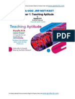 NTA-UGC JRF/NET/KSET Paper 1: Teaching Aptitude