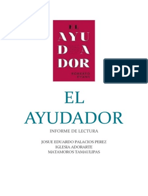 Reporte de Lectura Ayudador Josue Eduardo Palacios | PDF