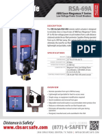 CBS ArcSafe RSA69A ProductBulletin Lores